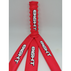 FUNDAS 1/8 AMORTIGUADORES ROJAS DISEÑO 8IGHT BLANCO/NEGRO rcprogranada.com - Imagen 2
